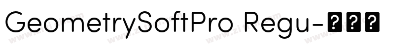 GeometrySoftPro Regu字体转换